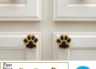 10 Pc Dog Cat Paw Print Drawer Cabinet Knob Pull Resin Metal 1 14h with regard to sizing 829 X 1000