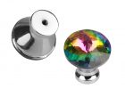 30mm Glass Diamond Crystal Cabinet Knob Drawer Pull Handle Kitchen in measurements 1600 X 1600