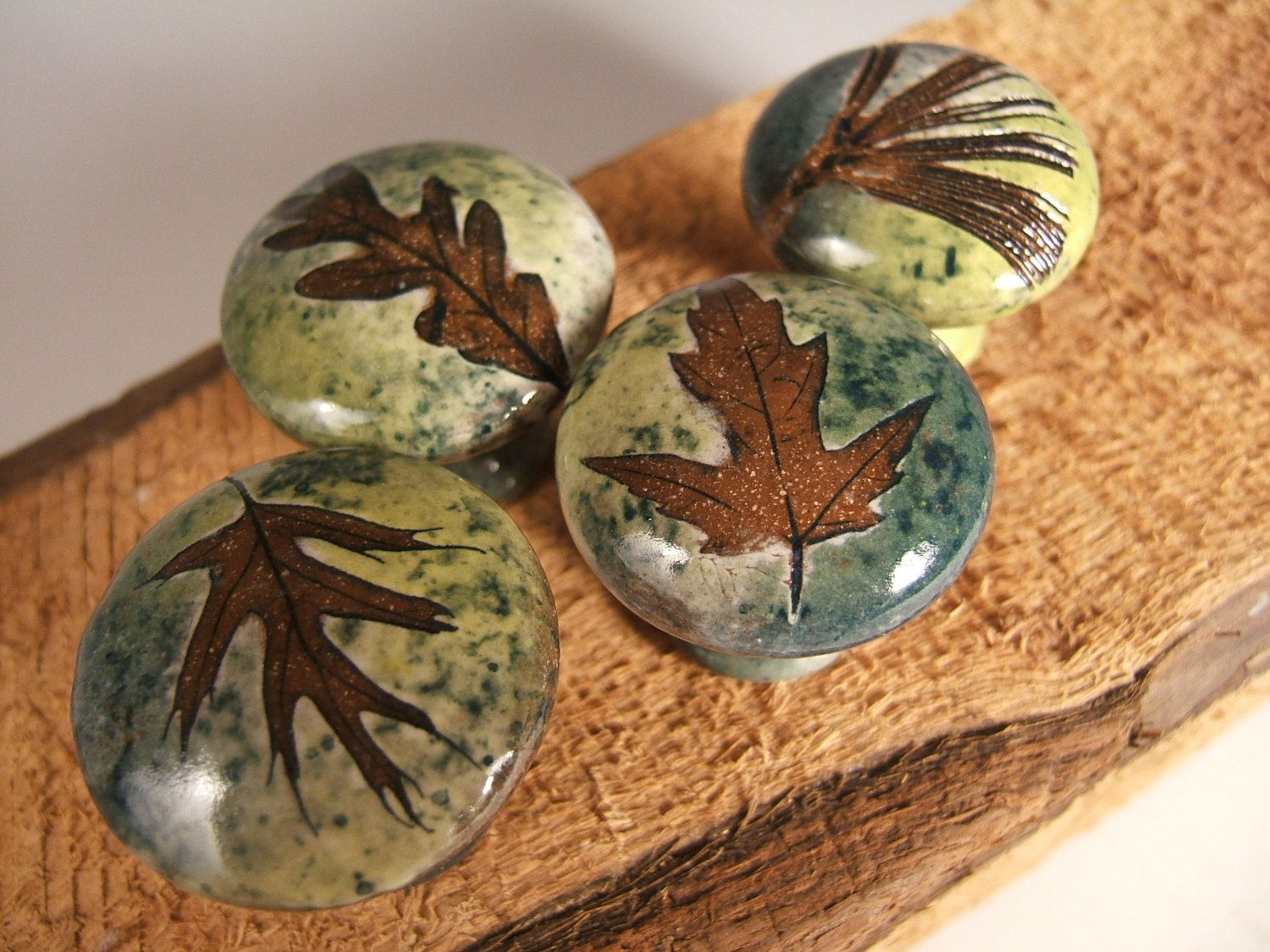 4 Leaf Ceramic Cabinet Knobs Or Drawer Pulls Cabinet Hardware In throughout dimensions 1500 X 1125