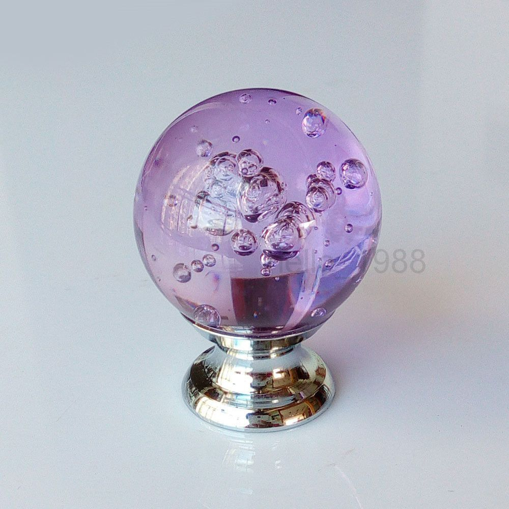 5pcs Purple 29mm Crystal Cabinet Knobs Drawer Knob Cupboard Knobs with dimensions 1000 X 1000