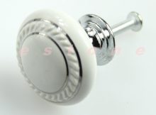 5xwhite Ceramic Crystal Glass Door Knob Drawer Cabinet Kitchen with measurements 1000 X 1000