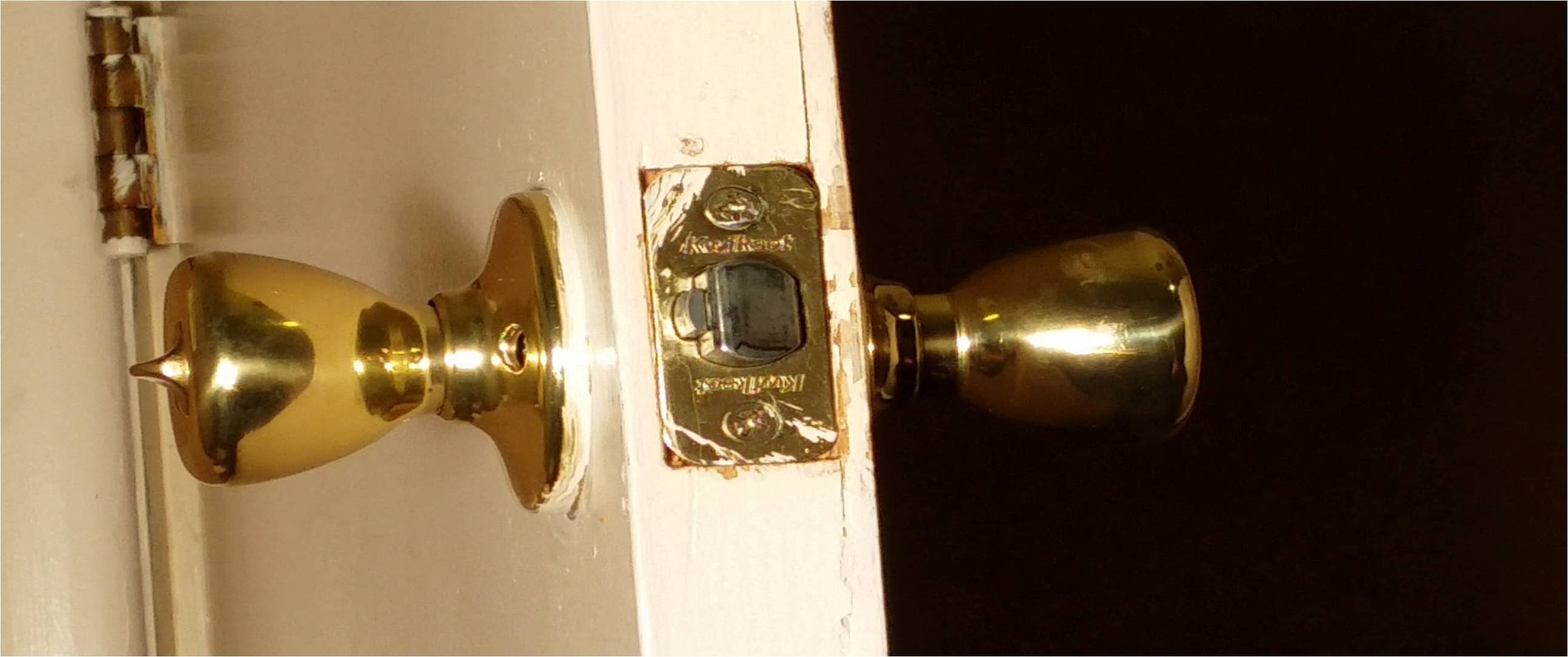 A Quick And Easy Fix To Your Loose Door Latch Face Plate Or throughout proportions 2583 X 1083
