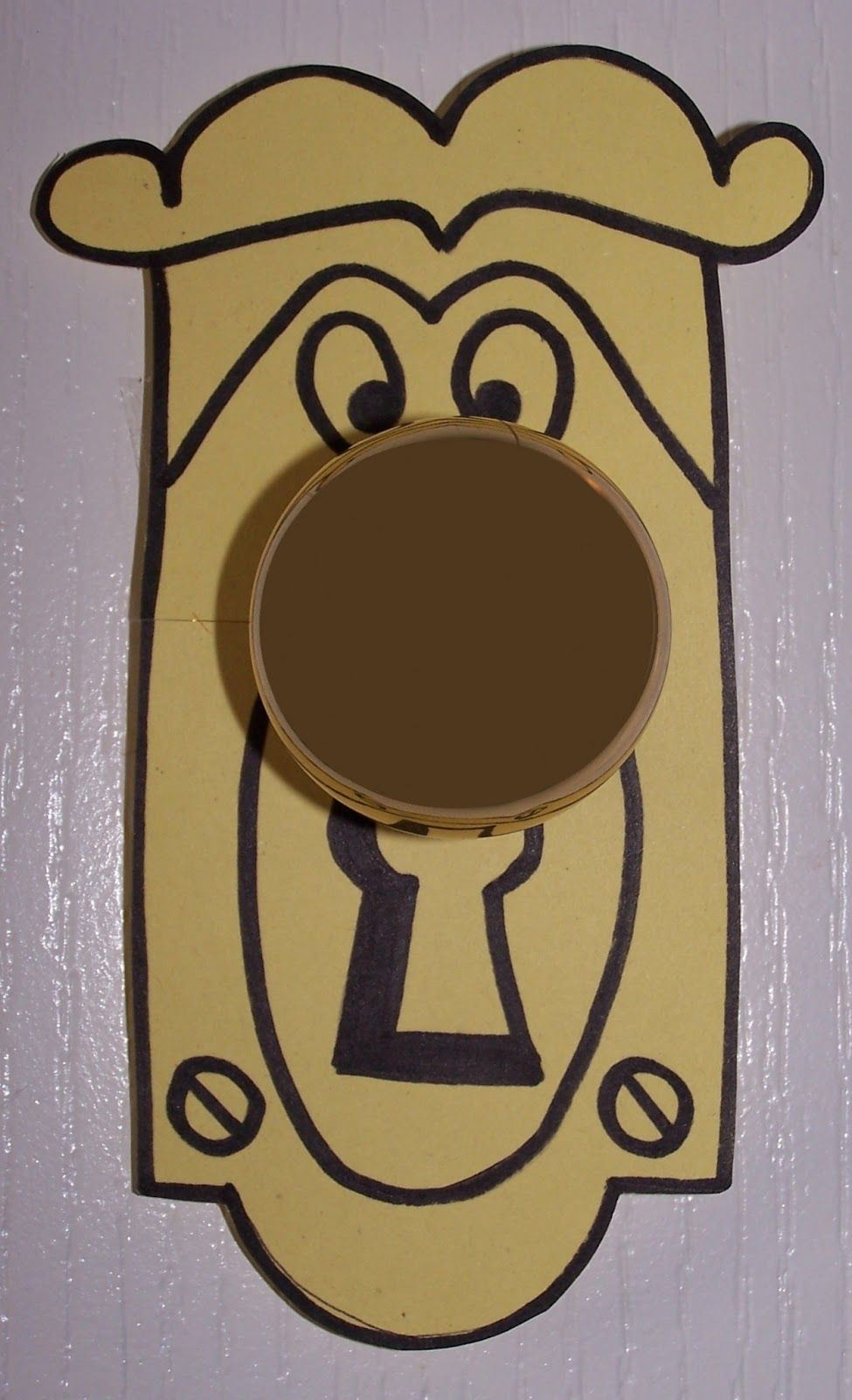 Alice In Wonderland Doorknob Stage Makeupface Painting for size 975 X 1600