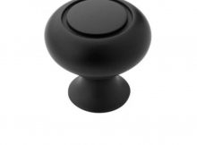 Amerock Allison Value 1 14 In 32 Mm Flat Black Cabinet Knob throughout sizing 1000 X 1000