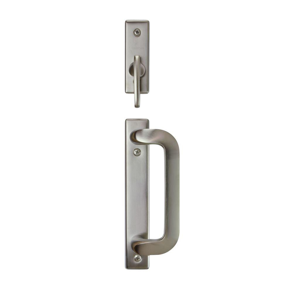 Andersen Anvers 2 Panel Gliding Patio Door Hardware Set In Satin for proportions 1000 X 1000