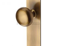 Antique Brass Door Knobs Heritage Brass Balmoral Door Knob On with regard to size 1500 X 1500