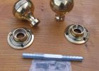 Antique Reproduction Solid Brass Door Knobs inside proportions 957 X 942