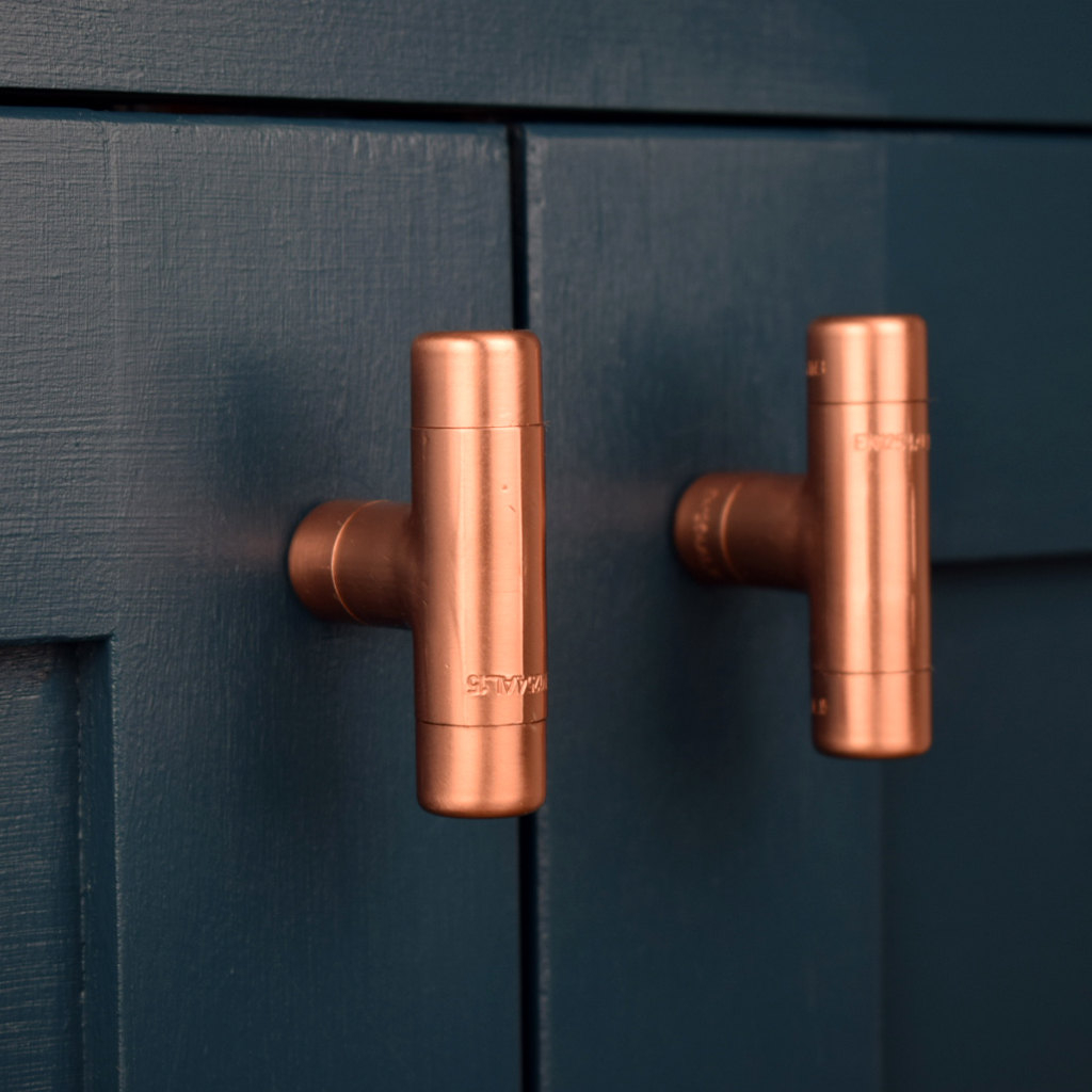 Attractive Modern Copper T Knob Contemporary Drawer Pull Handle In within size 1024 X 1024