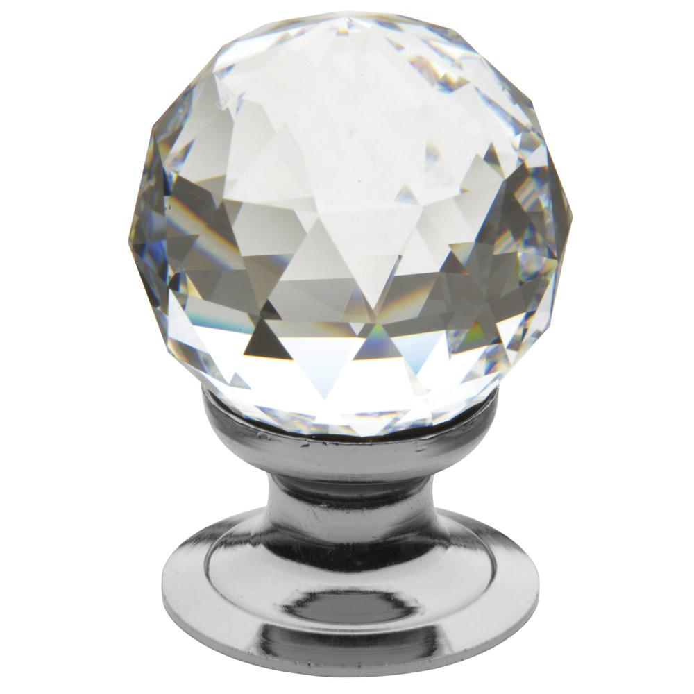 Baldwin 119 In Polished Chrome Swarovski Crystal Knob 4334260s with proportions 1000 X 1000