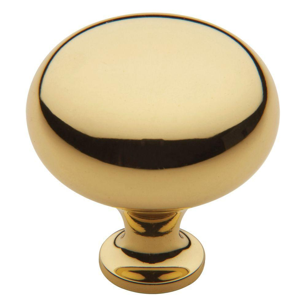 Baldwin Classic 1 34 In Polished Brass Round Cabinet Knob 4709030 regarding proportions 1000 X 1000