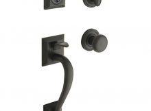 Baldwin Madison Single Cylinder Oil Rubbed Bronze Door Handleset intended for size 1000 X 1000
