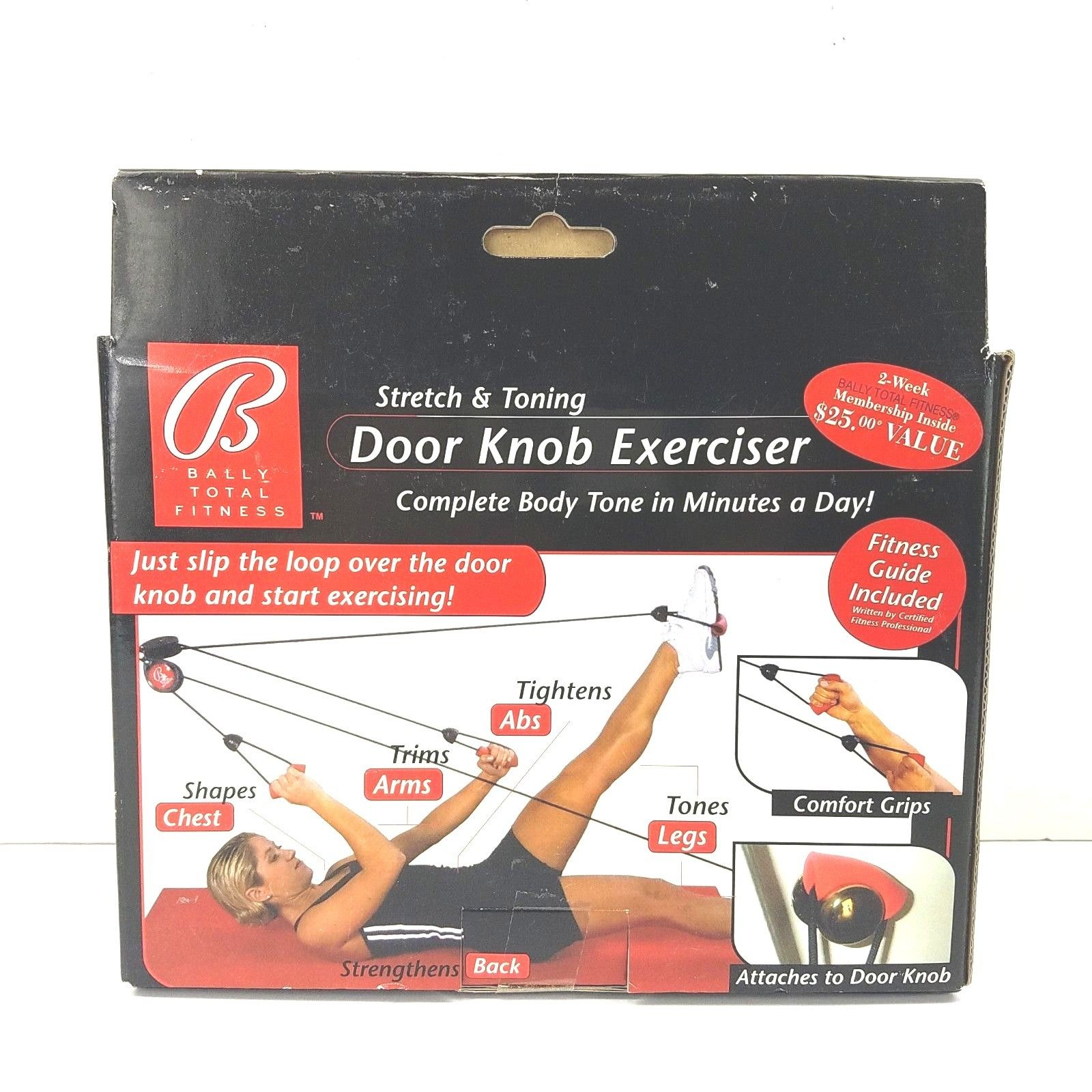 Bally Total Fitness Stretch And Toning Door Knob Exerciser Body regarding sizing 1600 X 1600