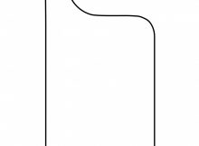 Blank Door Hanger Template For Your Design Print And Cutout for size 1280 X 1920