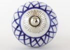 Blue White Navy Ceramic Door Knobs Handles Furniture Drawer Pulls in proportions 1600 X 1600