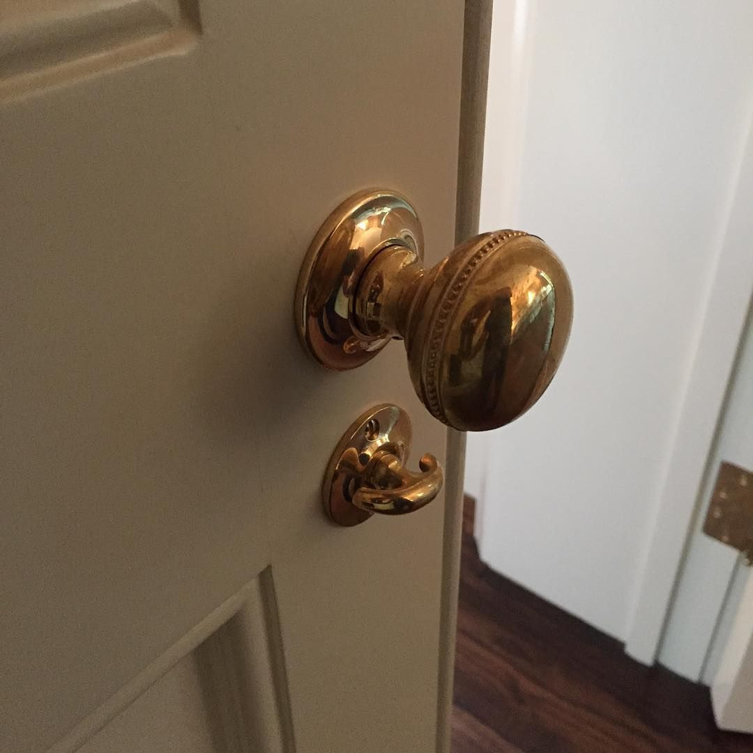 Brandino Brass Unlacquered Brass Door Knob With Privacy Bolt intended for size 1080 X 1080