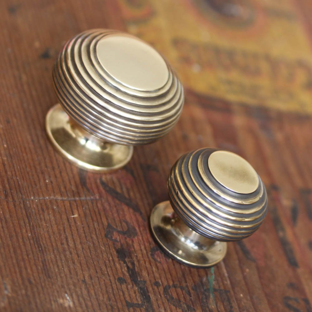 Brass Beehive Cabinet Knob in sizing 1000 X 1000