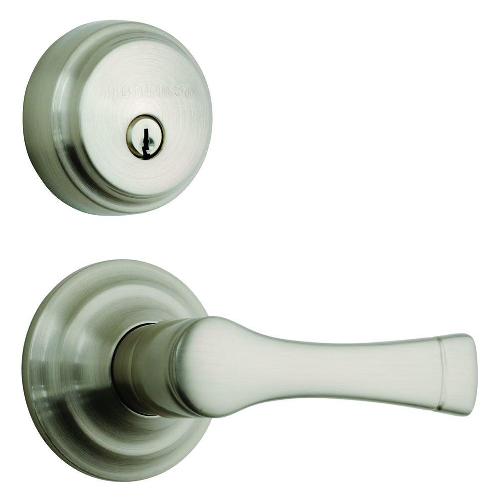 Brinks Harper Single Cylinder Satin Nickel Passage Push Pull Rotate with measurements 1000 X 1000