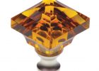 Cal Crystal M995 Amber Square Amber Crystal Cabinet Knob for size 1200 X 1200