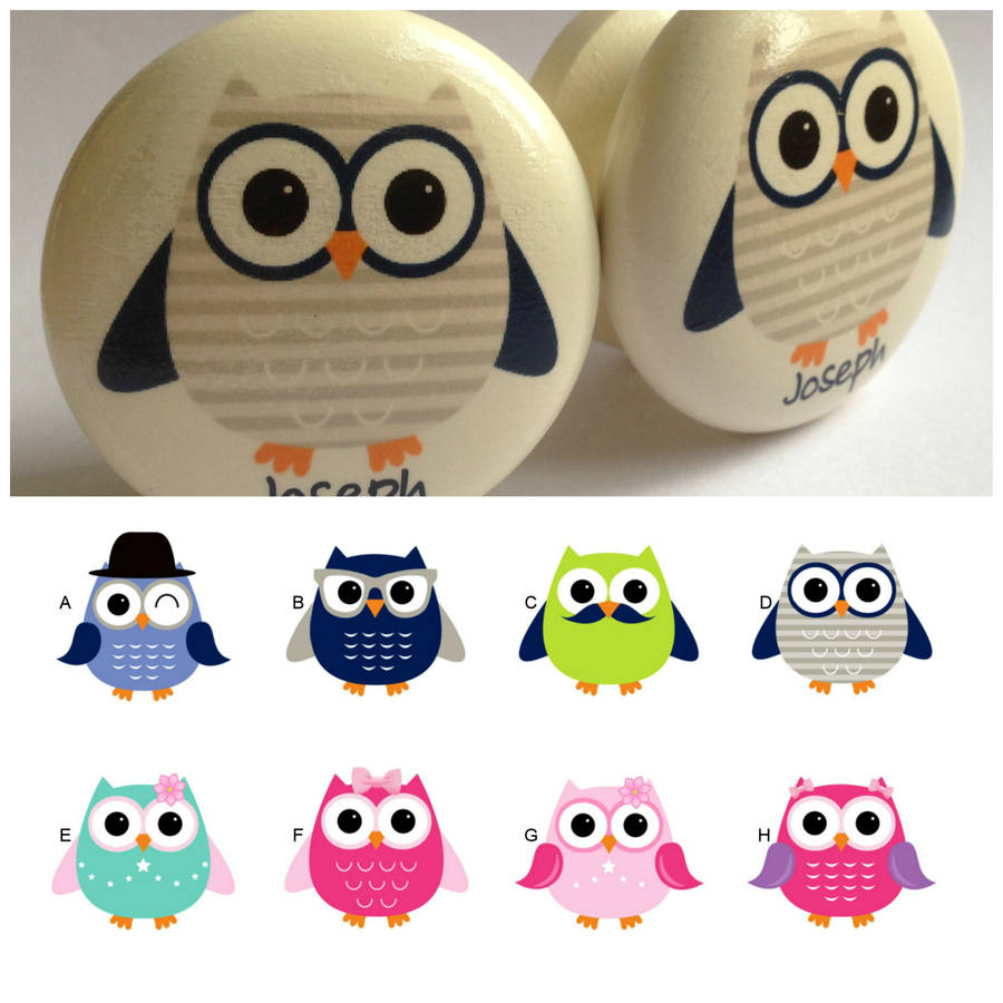 Childrens Owl Mortice Door Drawer Knob Surface Candy inside size 900 X 900