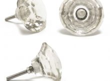 Clear Faceted Glass Cupboard Door Knobs Pushka Home with regard to size 900 X 900