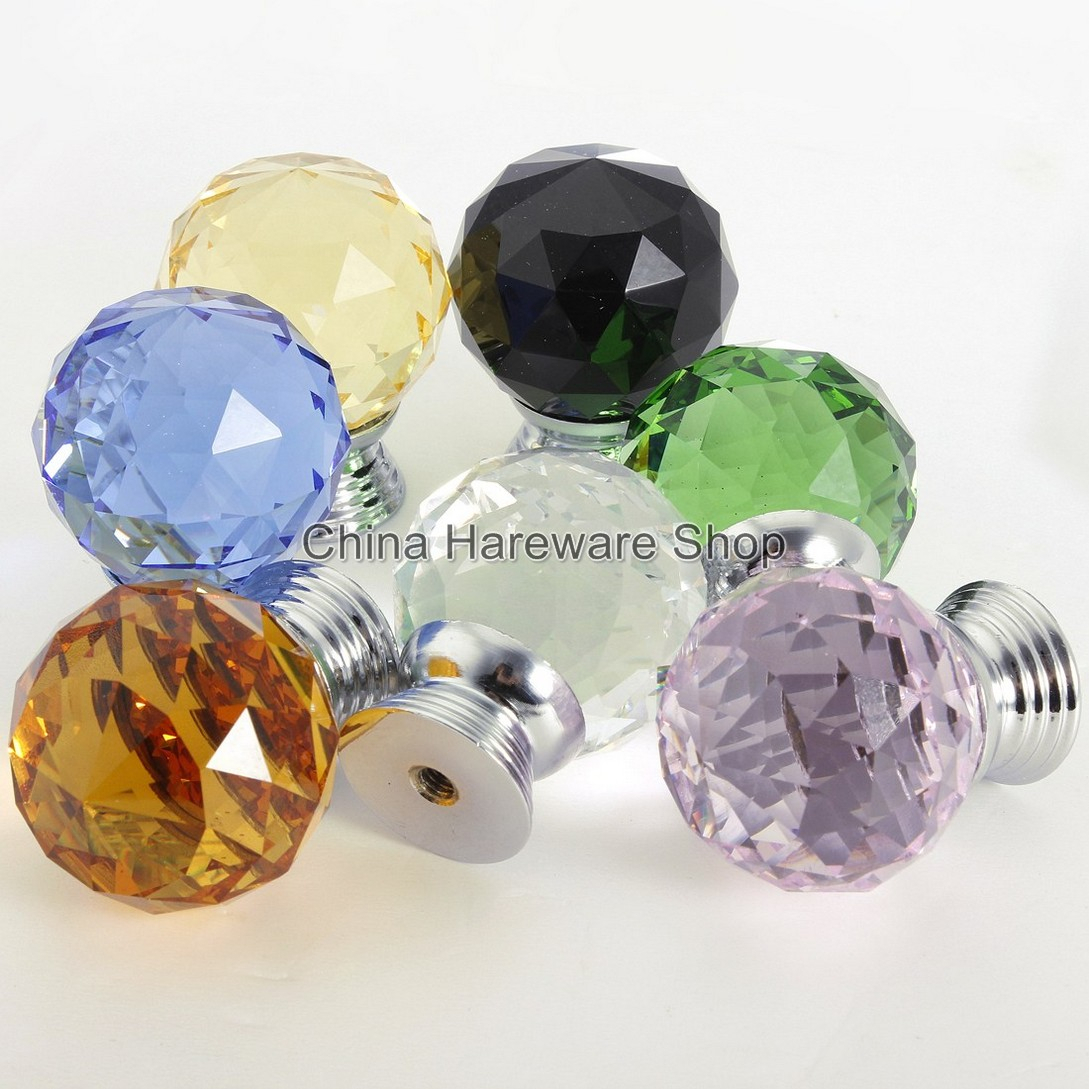 Colored Crystal Drawer Knobs Drawer Furniture within measurements 1089 X 1089