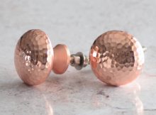 Copper And Silver Hammered Cupboard Door Knobs Pushka Home pertaining to measurements 1024 X 1024