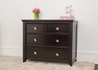 Craft 2over2 Drawer Dresser Espresso Pink Crystal Knobs Clear pertaining to size 3982 X 2845