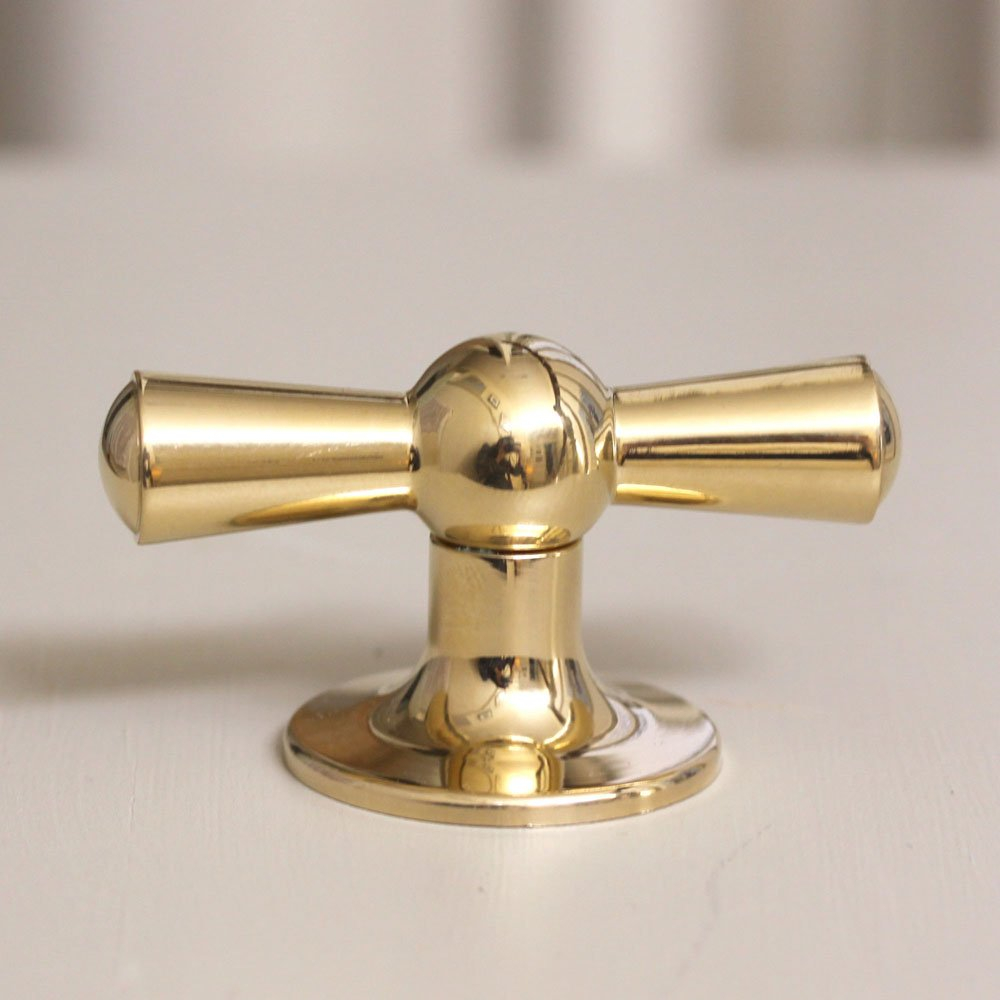 Crossed Cabinet Knob Brass within sizing 1000 X 1000