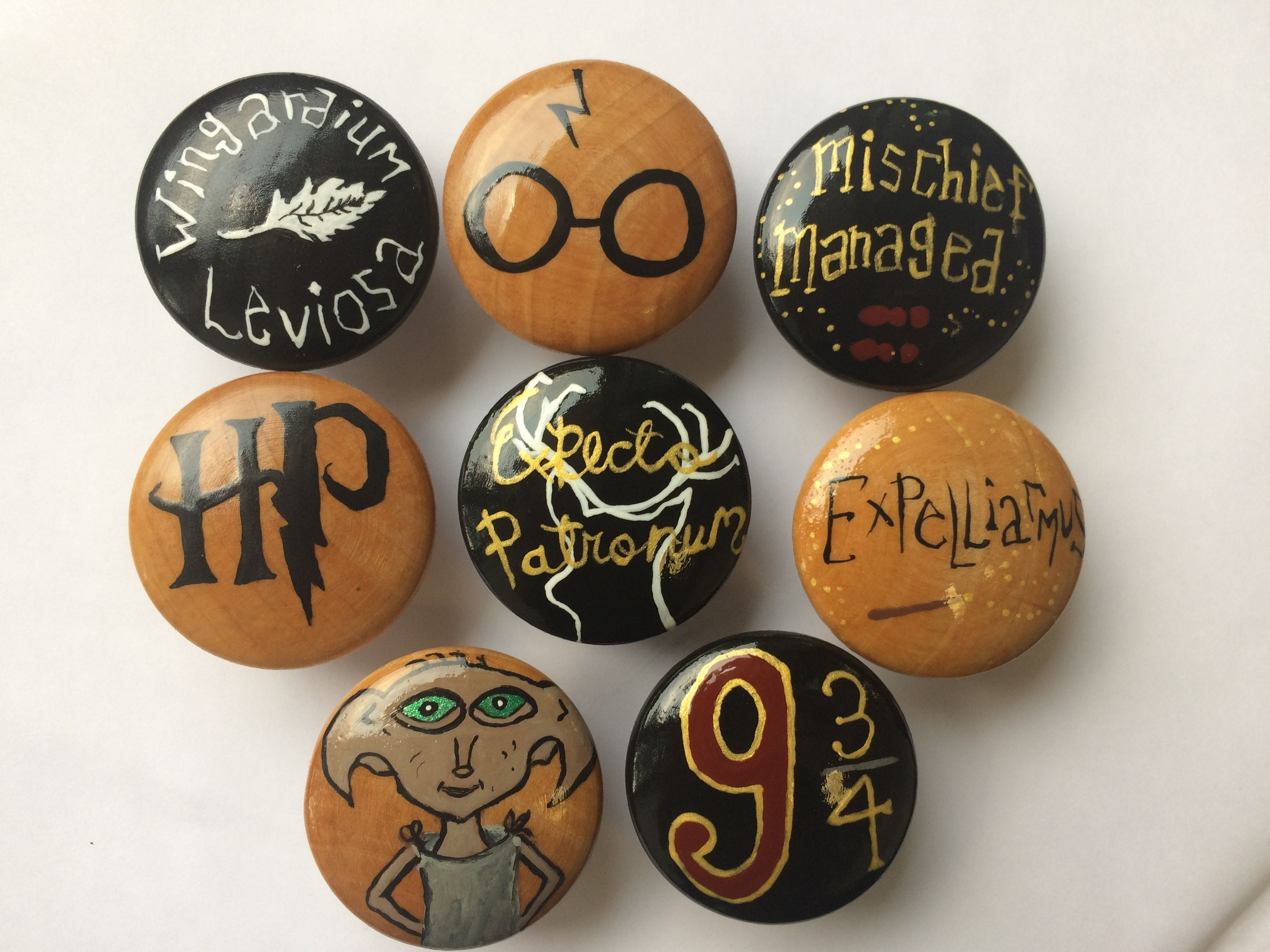 Custom Made Harry Potter Themed Knobs For Your Cabinet Drawer for dimensions 3264 X 2448