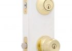 Defiant Brandywine Polished Brass Entry Knob And Double Cylinder with measurements 1000 X 1000