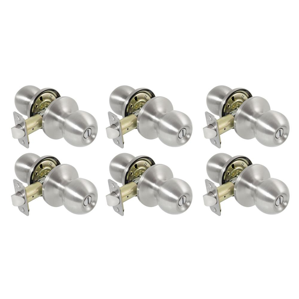Defiant Saturn Ss Privacy Knob Contractor Pack 6 Piece T3610bd6 pertaining to measurements 1000 X 1000