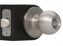 Defiant Saturn Stainless Steel Privacy Bedbath Door Knob T3610b with regard to measurements 1000 X 1000