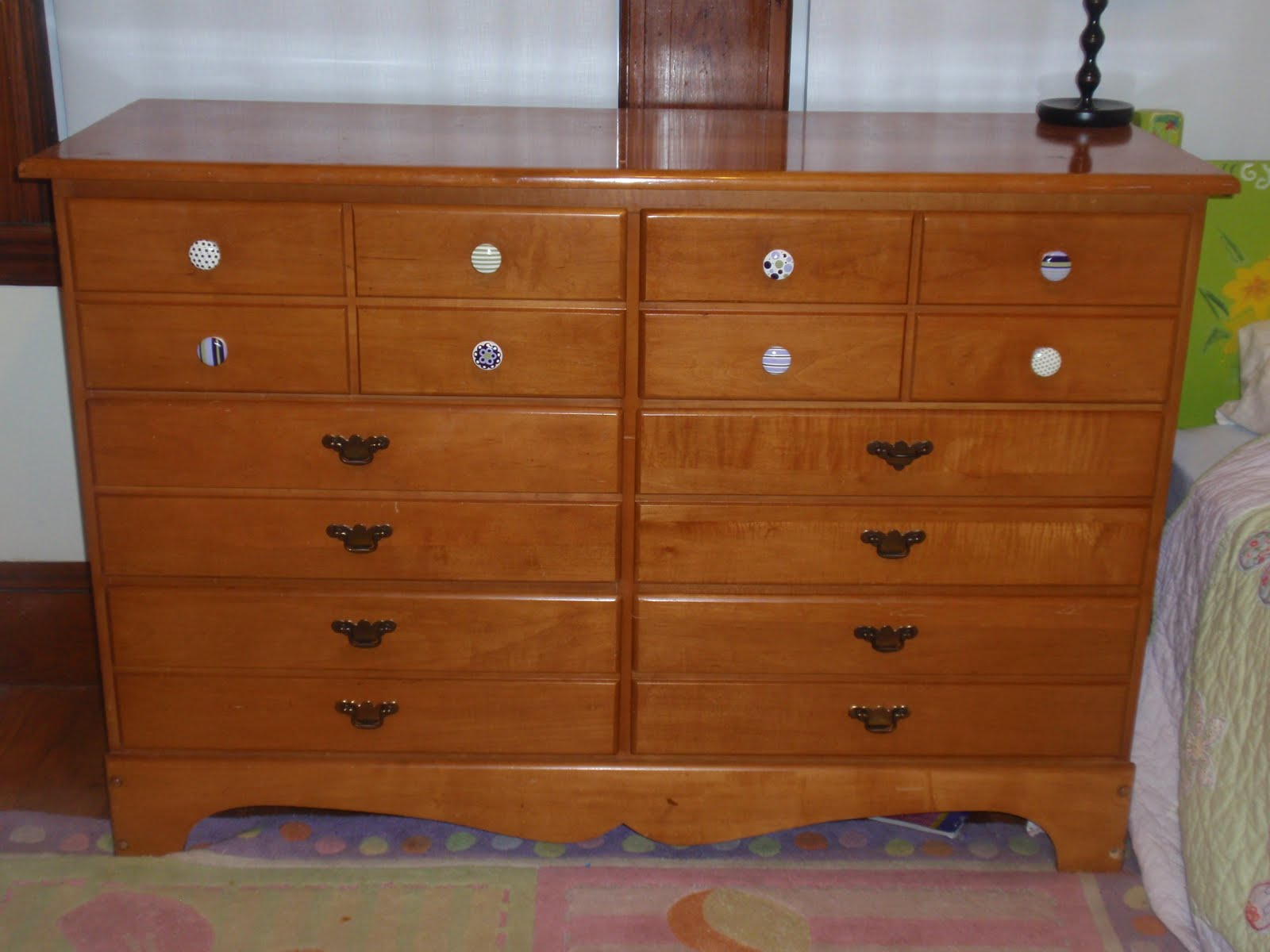 Diary Of A Crafty Lady Hand Painted Dresser Drawer Knobs with regard to proportions 1600 X 1200