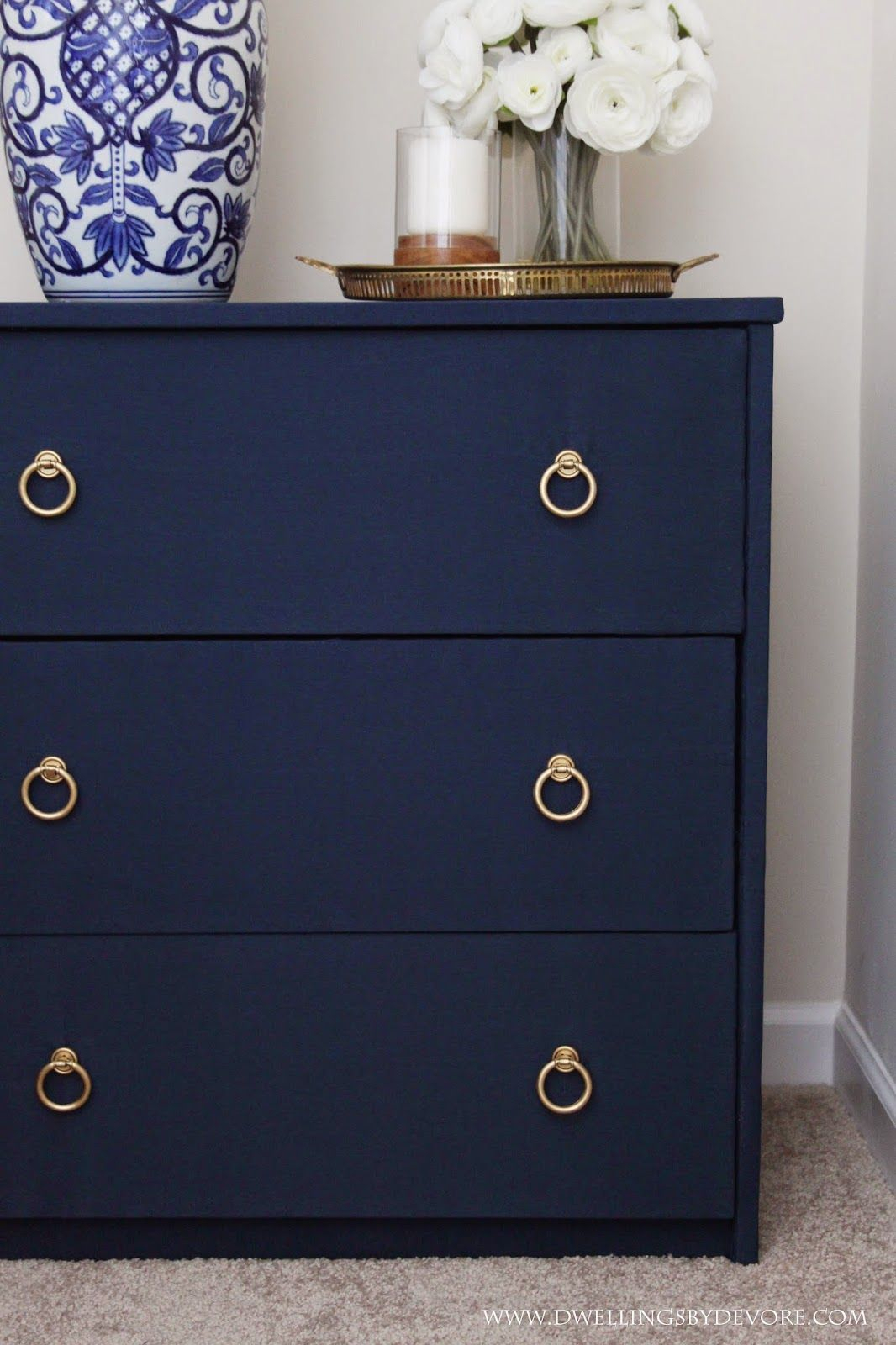 Diy Fabric Covered Nightstand Navy Blue Diy Home Decor throughout proportions 1066 X 1600