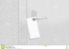 Door Knob With Blank Flyer Mock Up Empty White Flier Mockup Stock inside dimensions 1300 X 957