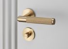 Door Lever Handle Brass And Thumbturn Lock Brass Buster inside size 4491 X 6674