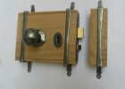 English Door Knobs 2 Solid Oak 5 Lever British Standard Rim Door with regard to sizing 1280 X 986