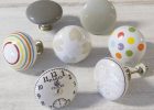 Extra Large Vintage Colourful Ceramic Cupboard Knobs Pushka Home in measurements 900 X 900