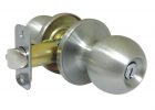 Faultless Ball Stainless Steel Door Knob Keyed Entry T3600b F The throughout measurements 1000 X 1000