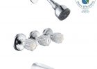 Glacier Bay Aragon 3 Handle 1 Spray Tub And Shower Faucet In Chrome pertaining to measurements 1000 X 1000