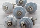 Grey Ceramic Door Knobs Cupboard Drawer Pull Handles G Decor with proportions 1024 X 1024