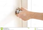 Hand Opening Door Knobwhite Door Stock Image Image Of Background pertaining to size 1300 X 951