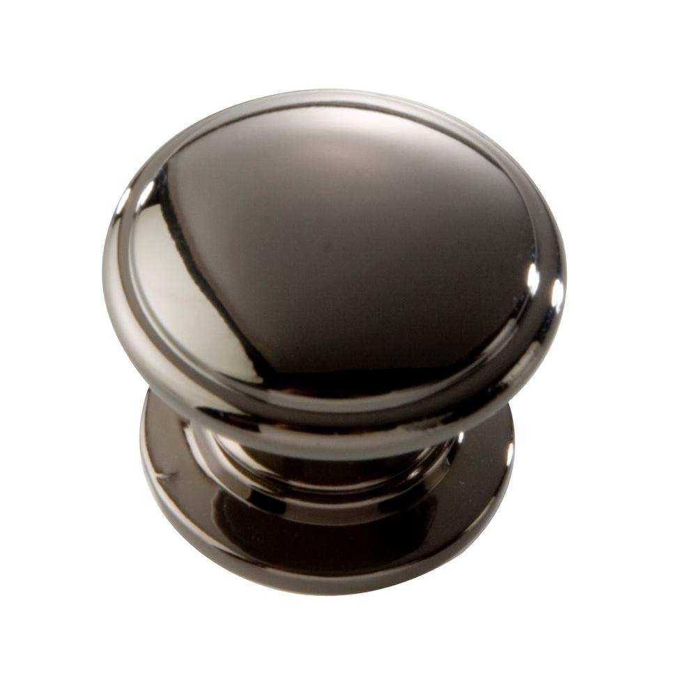 Hickory Hardware Williamsburg 1 14 In Black Nickel Cabinet Knob throughout dimensions 1000 X 1000