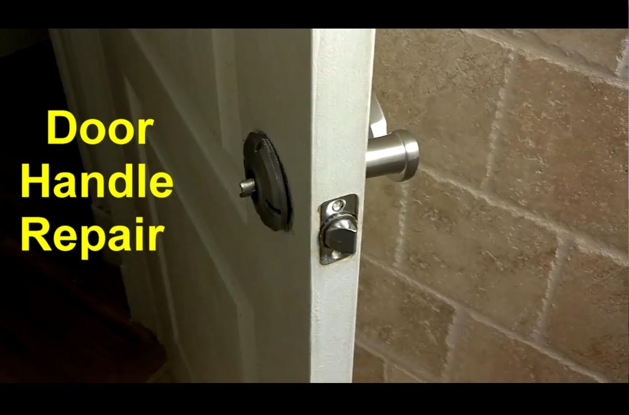 Home Door Handles Loose Or Broken Diy Fixes Home Repair Series pertaining to dimensions 1278 X 843