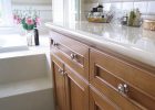 Ideas Fabulous White Kitchen Ceramic Countertop And Wooden Drawers throughout size 1024 X 846