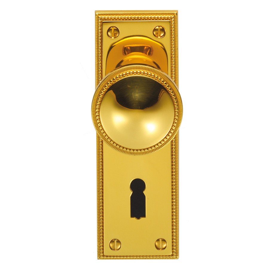 Invaluable Door Knob Plate Beaded Knob On Rectangular Plate Lever On within proportions 900 X 900