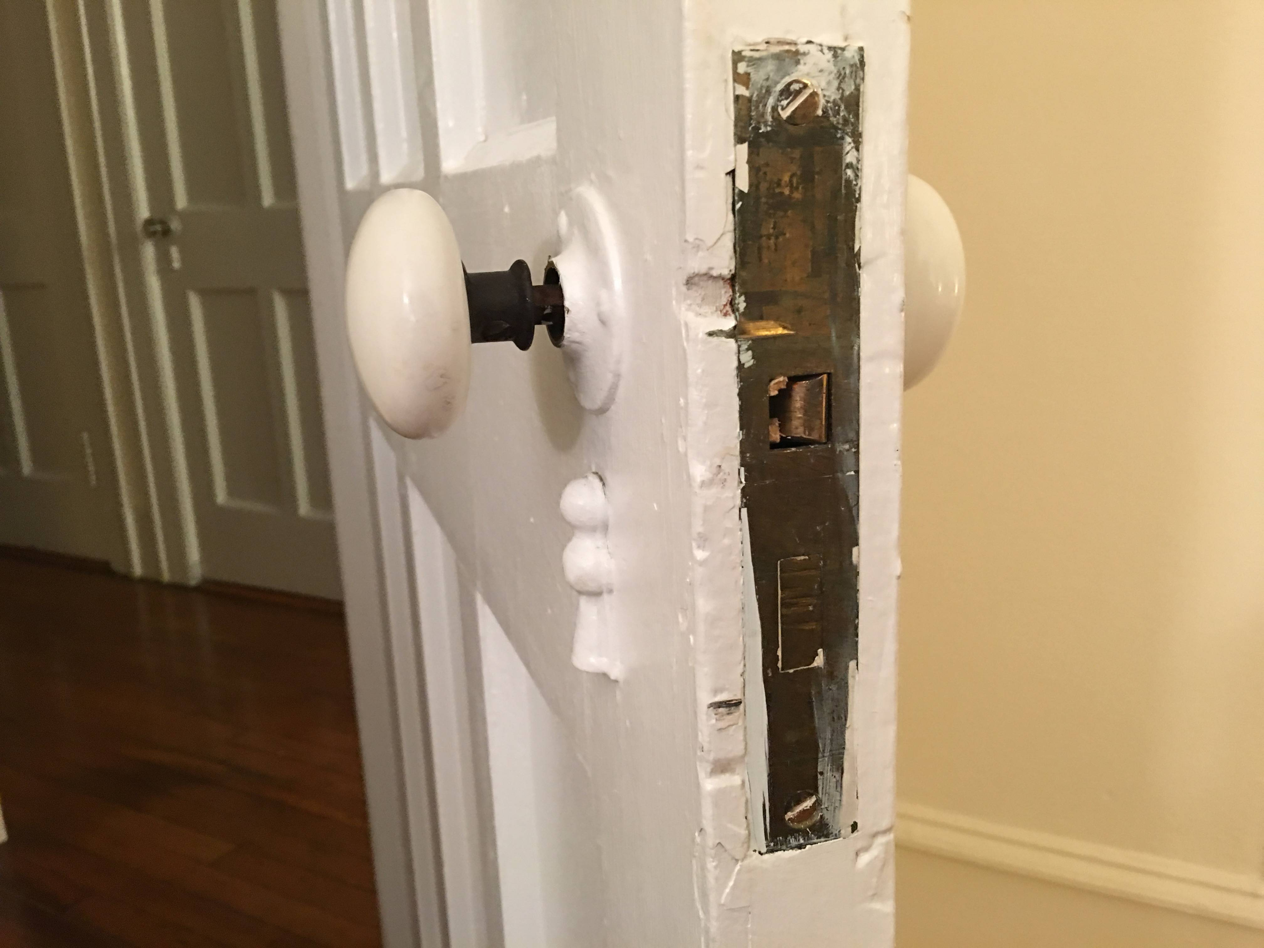 Is It Possible To Replace The Lock On This Door That Has Been within measurements 4032 X 3024