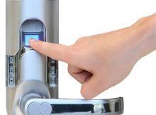Itouchless Bio Matic Fingerprint Door Lock For Right Hand Door inside size 1500 X 1500