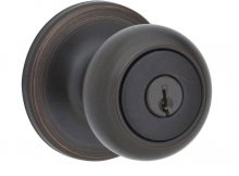 Kwikset Cove Venetian Bronze Keyed Entry Door Knob 400cv 11p Cp inside proportions 1000 X 1000