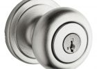 Kwikset Hancock Satin Chrome Entry Door Knob Featuring Smartkey intended for proportions 1000 X 1000